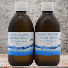 Cargar imagen en el visor de la galería, Dióxido de Cloro 250ml (C.D.S.) - 2 Frascos de 250 ml
